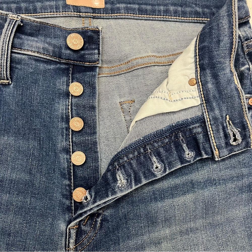 MOTHER The Tripper Ankle Jeans Healing Jar Wash Size 27 - Picture 13 of 17